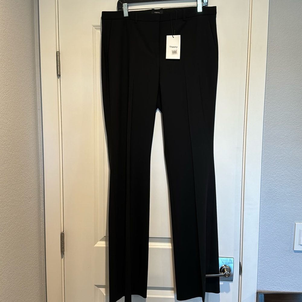 Theory Black Trousers Size 12